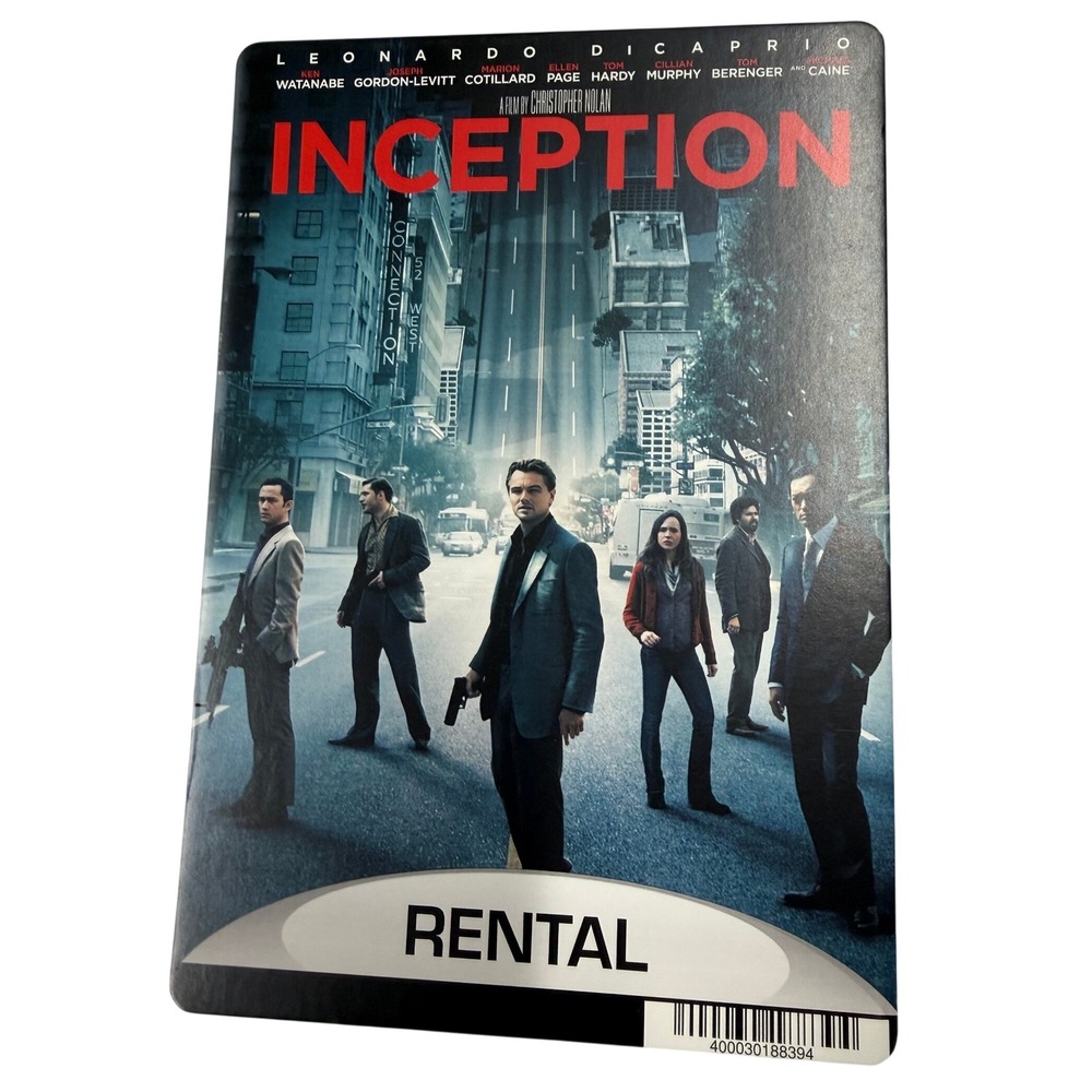 Inception DVD Rental Edition Backer Card